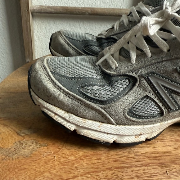 New Balance W990GL4 Grey/Castlerock Leather/Mesh Women's Sz: 8 - Picture 9 of 14
